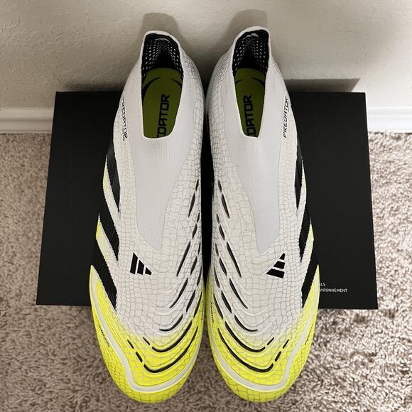 Adidas Predator Elite Laceless FG Soccer Cleats Radiant Blaze Sz 10.5 JI1075 New main image 5
